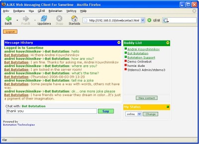 Sametime AJAX